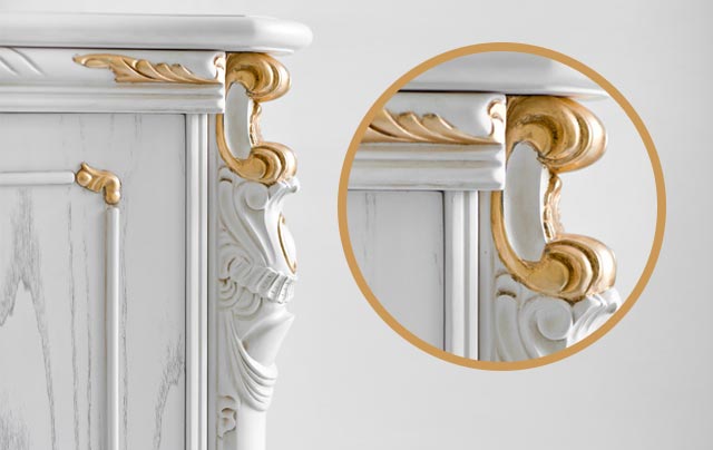 Pintura efecto oro